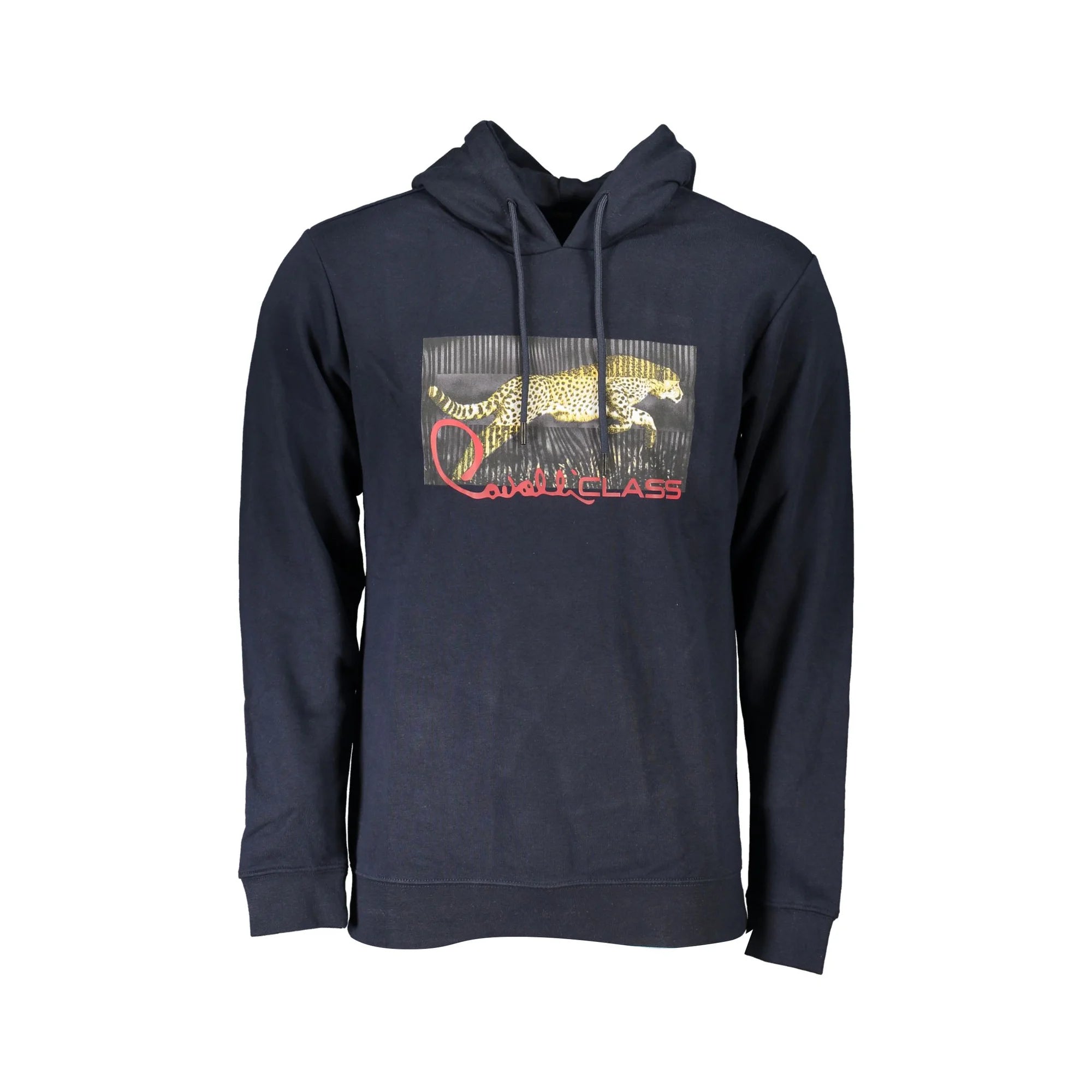 CAVALLI CLASS FELPA SENZA ZIP UOMO BLU