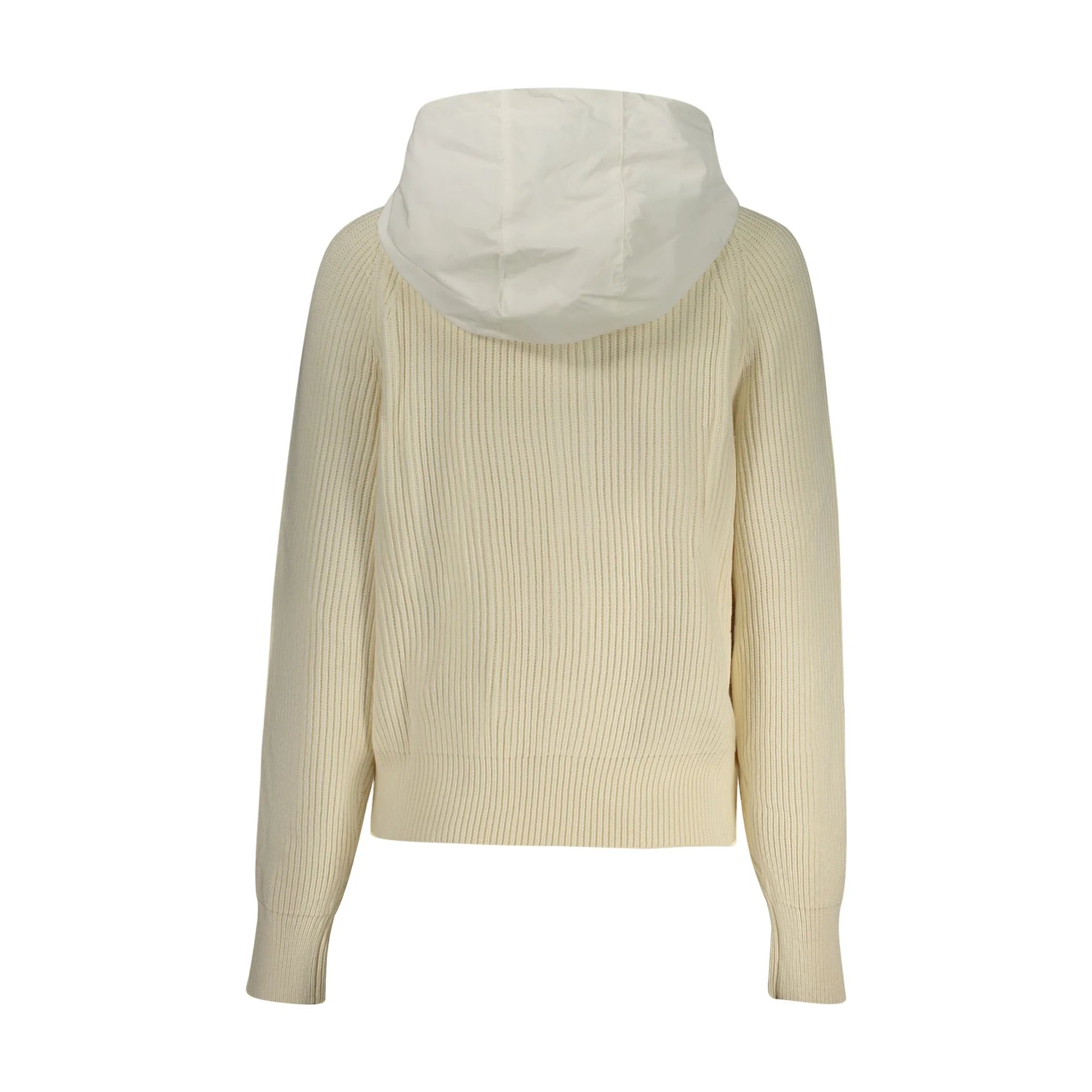 North Sails Maglia Cardigan Donna Bianco Zip Logo Maglie - vista 2