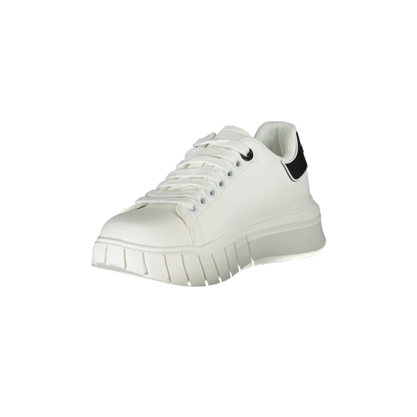 GAELLE PARIS Scarpe Sneakers Donna Bianche con Dettagli a Contrasto bianco - vista 3