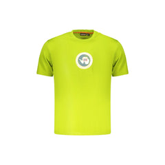 Napapijri T-Shirt Maniche Corte Uomo Verde Stampa Logo