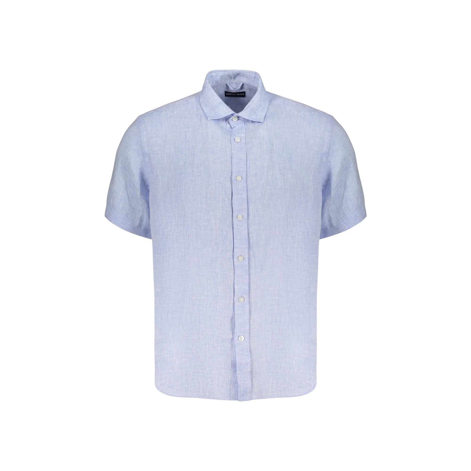 NORTH SAILS CAMICIA MANICHE CORTE UOMO AZZURRO