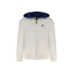 North Sails Sudadera de Manga Larga Niño Blanca Cremallera