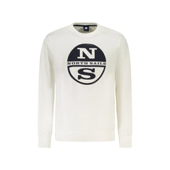 North Sails Sweatshirt Herren Weiß Rundhals mit Logo