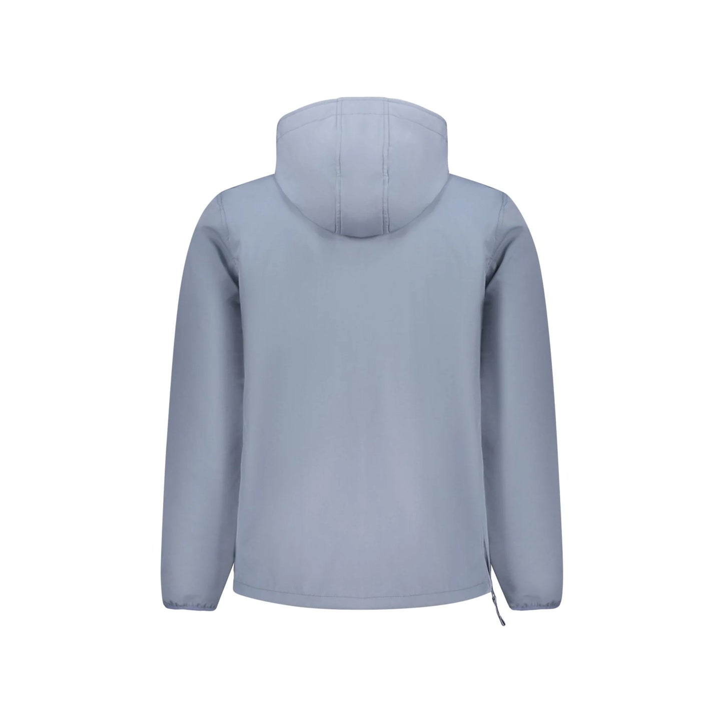 Norway 1963 Giubbotto Uomo Blu Soft Shell Cappuccio Mezza Zip Logo Giubbotti e Giacche - vista 2
