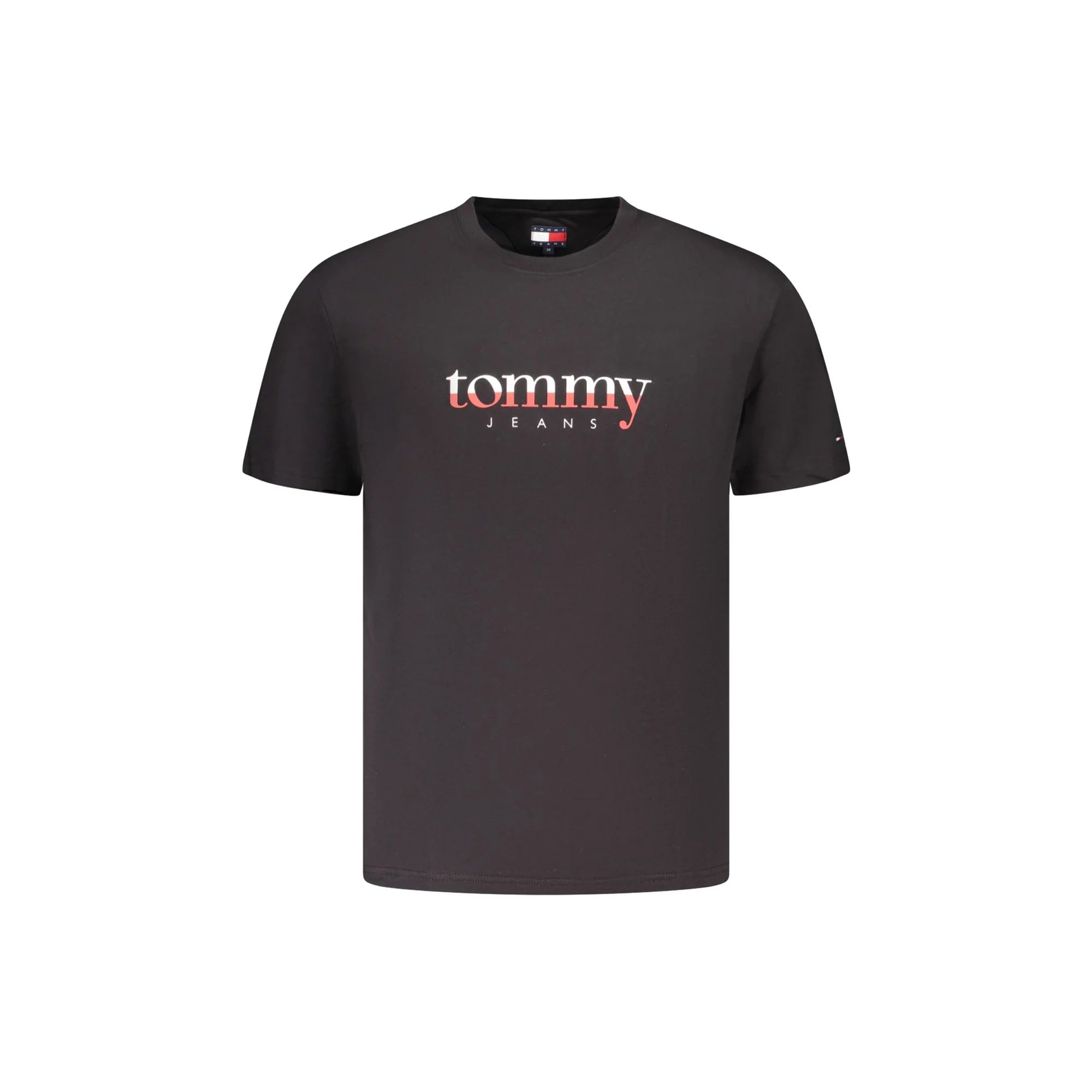 TOMMY HILFIGER T-SHIRT MANICHE CORTE UOMO NERO