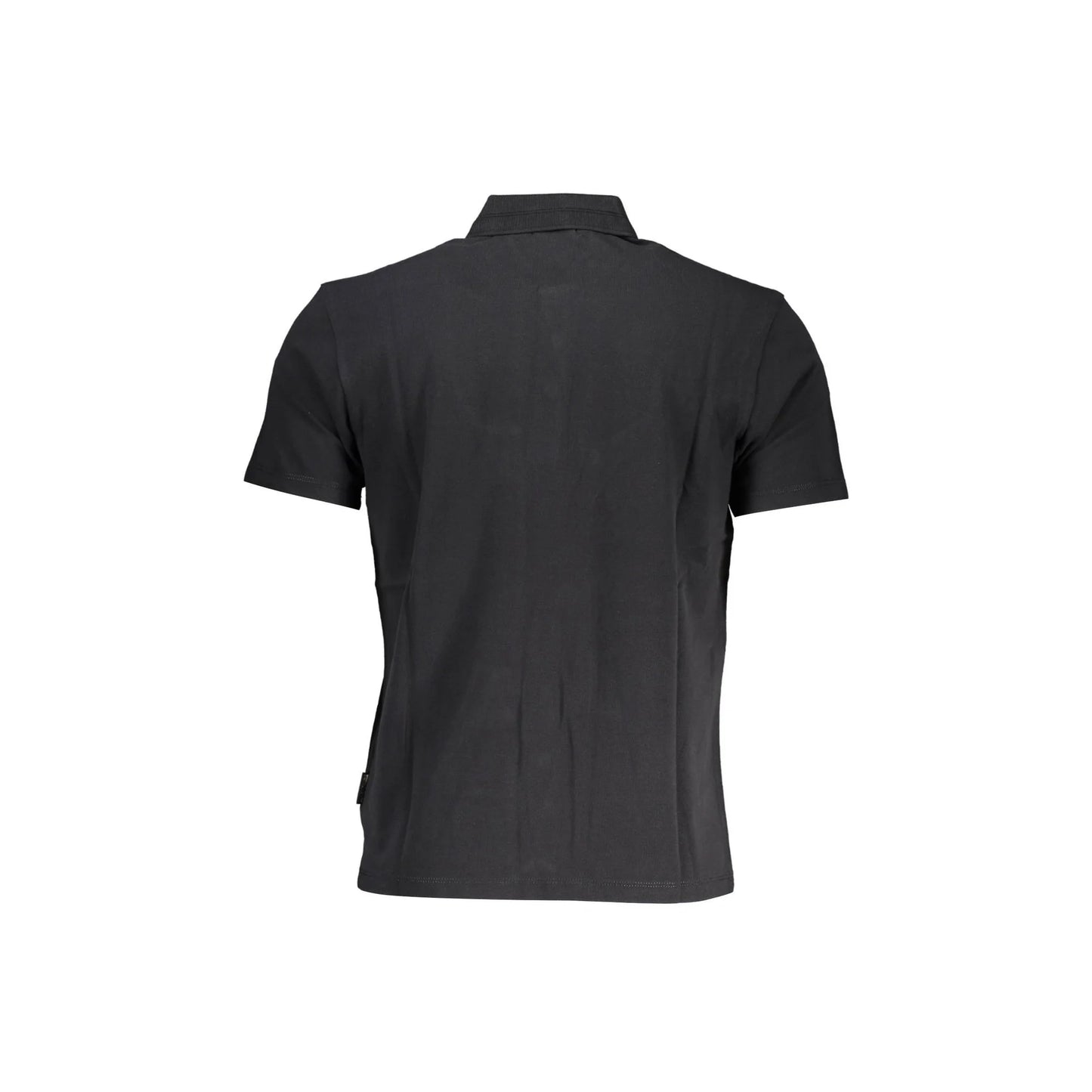 Napapijri Polo Maniche Corte Uomo Nera Ricamo nero - vista 2