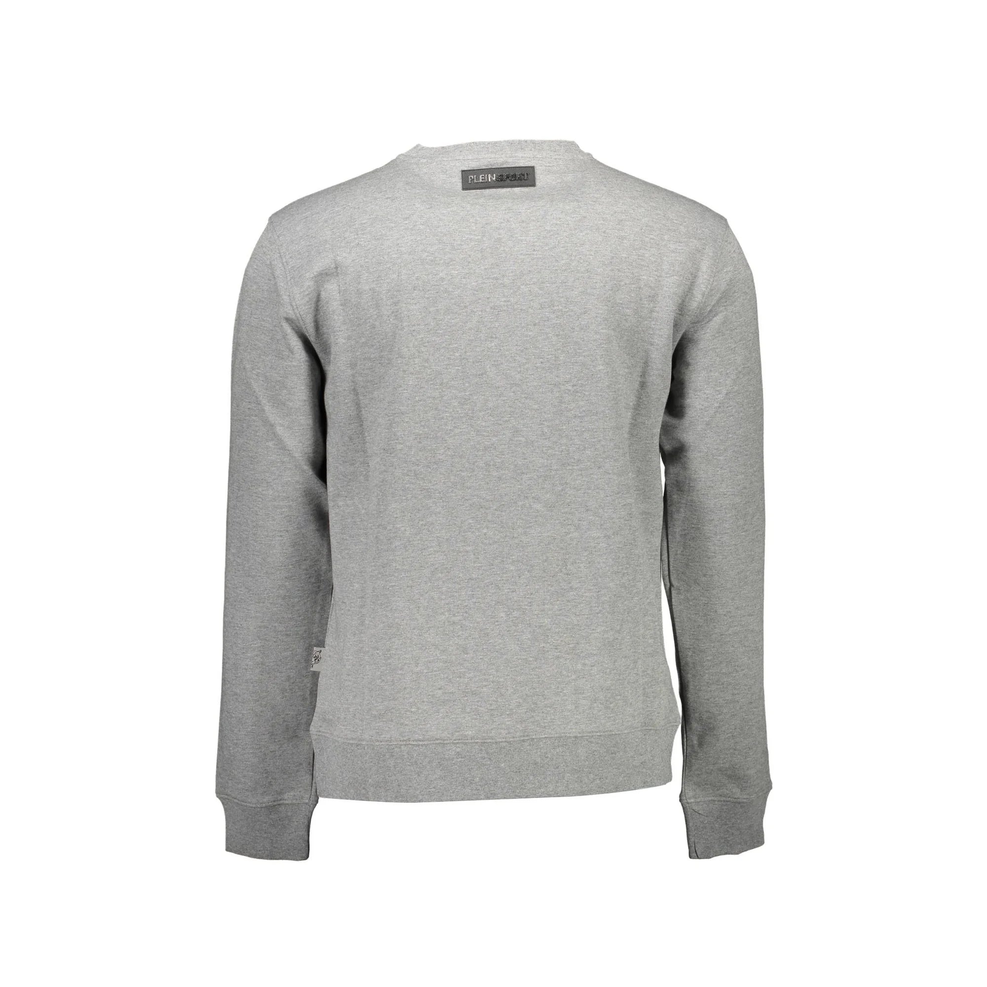 PLEIN SPORT FELPA SENZA ZIP UOMO GRIGIO