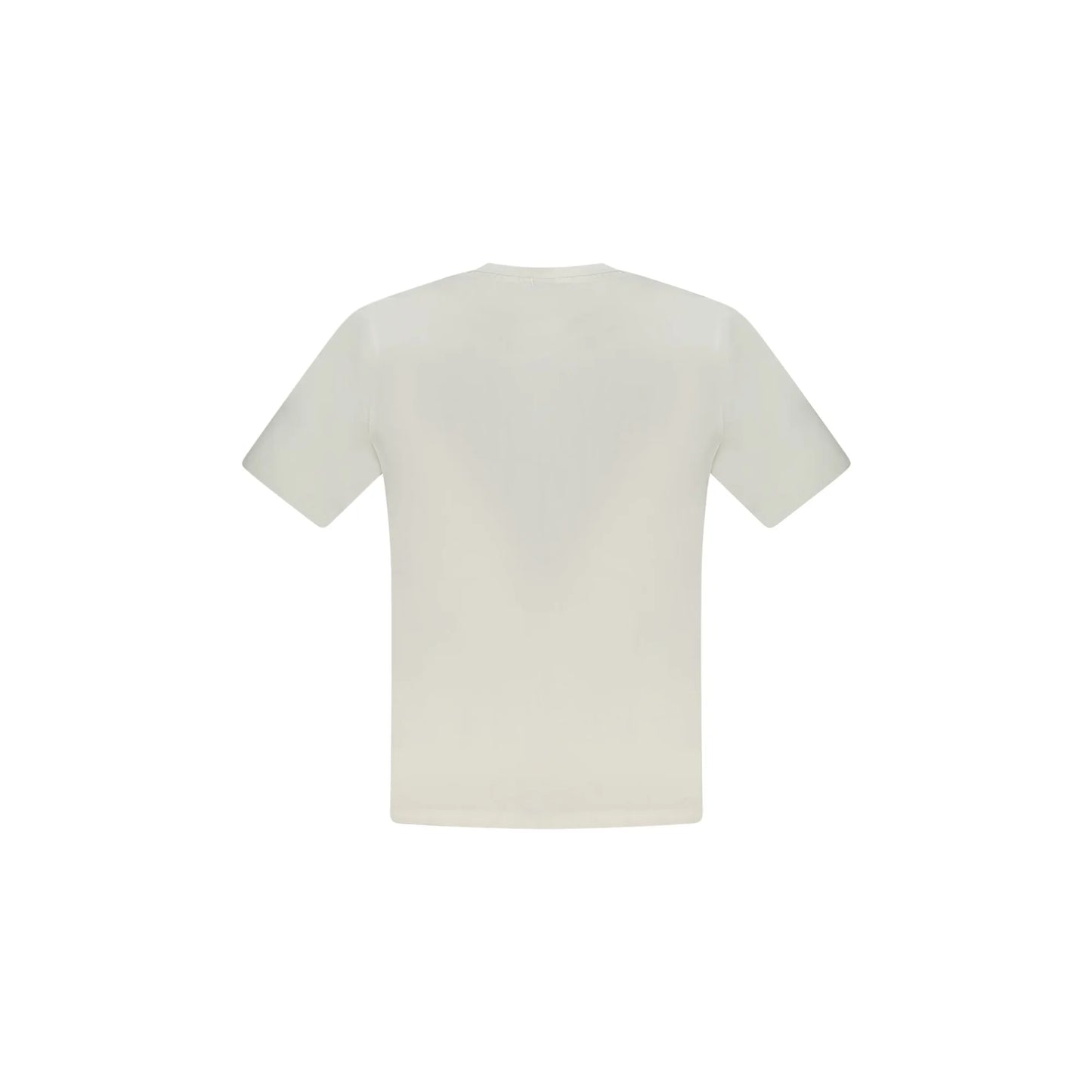 North Sails T-Shirt Uomo Bianca Girocollo Cotone Logo bianco - vista 2