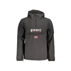 Norway 1963 Giacca Softshell Uomo Nera con Cappuccio