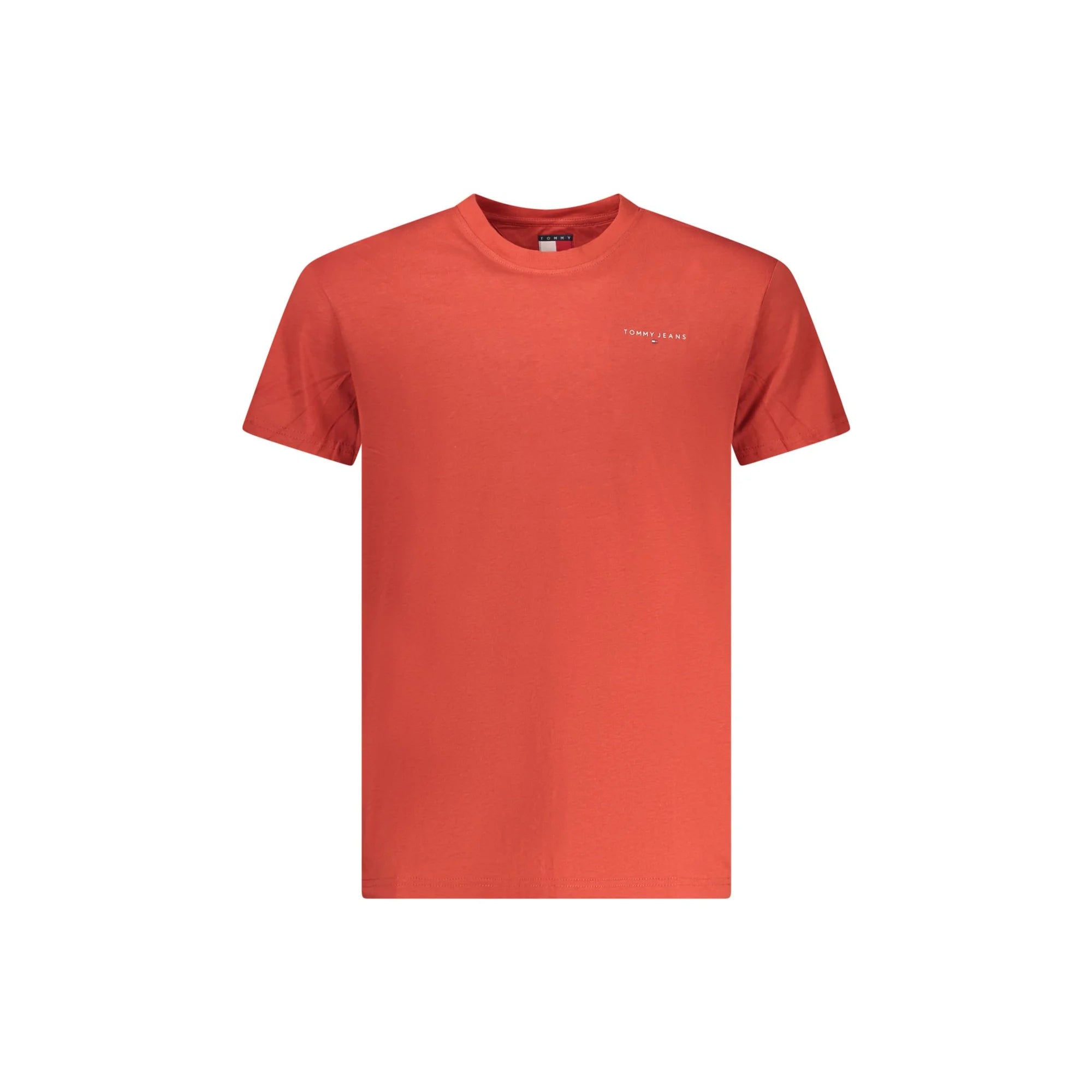 TOMMY HILFIGER T-SHIRT MANICHE CORTE UOMO ROSSO
