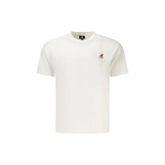 U.S. Grand Camiseta de Manga Corta Hombre Blanca Estampada