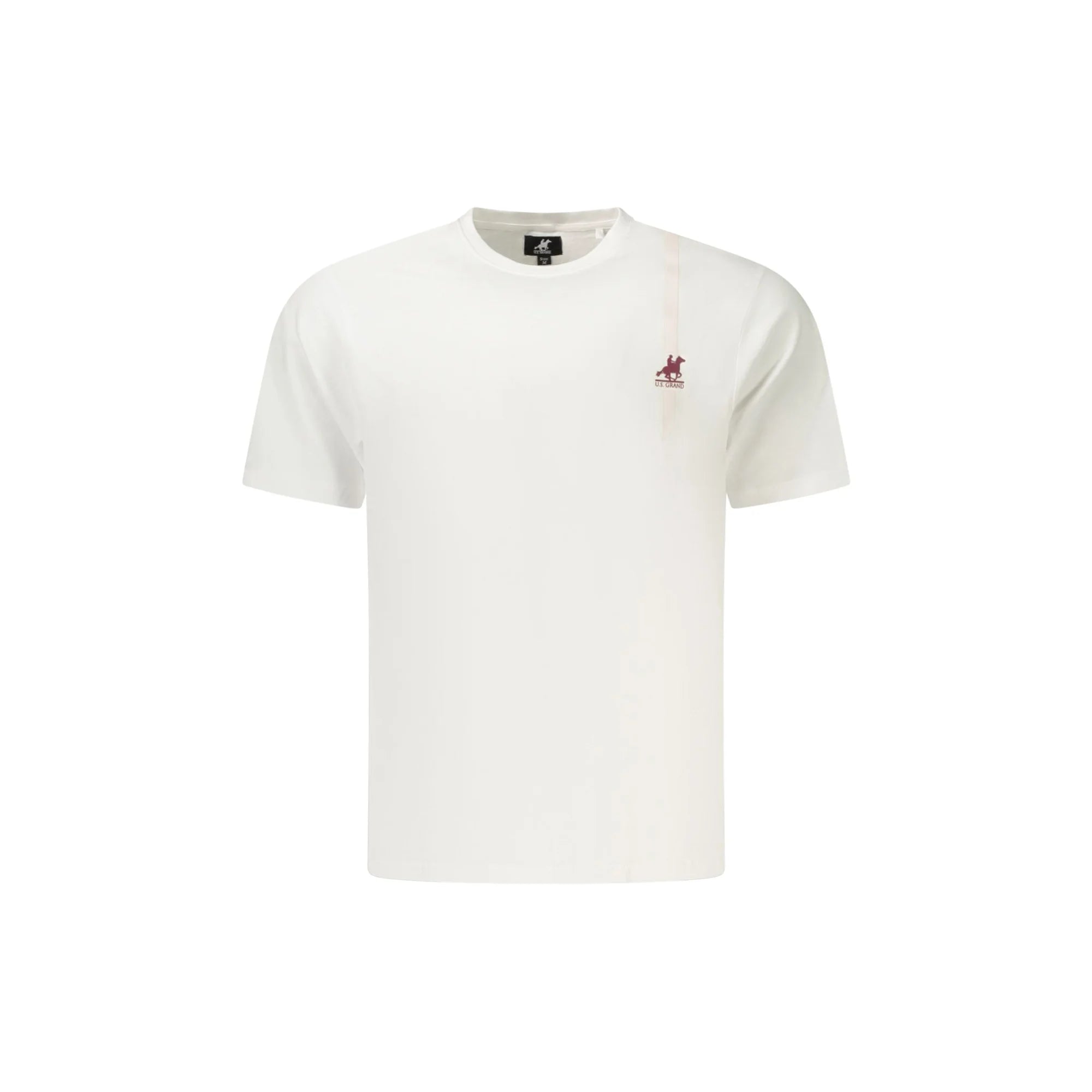 U.S. GRAND T-SHIRT MANICHE CORTE UOMO BIANCO