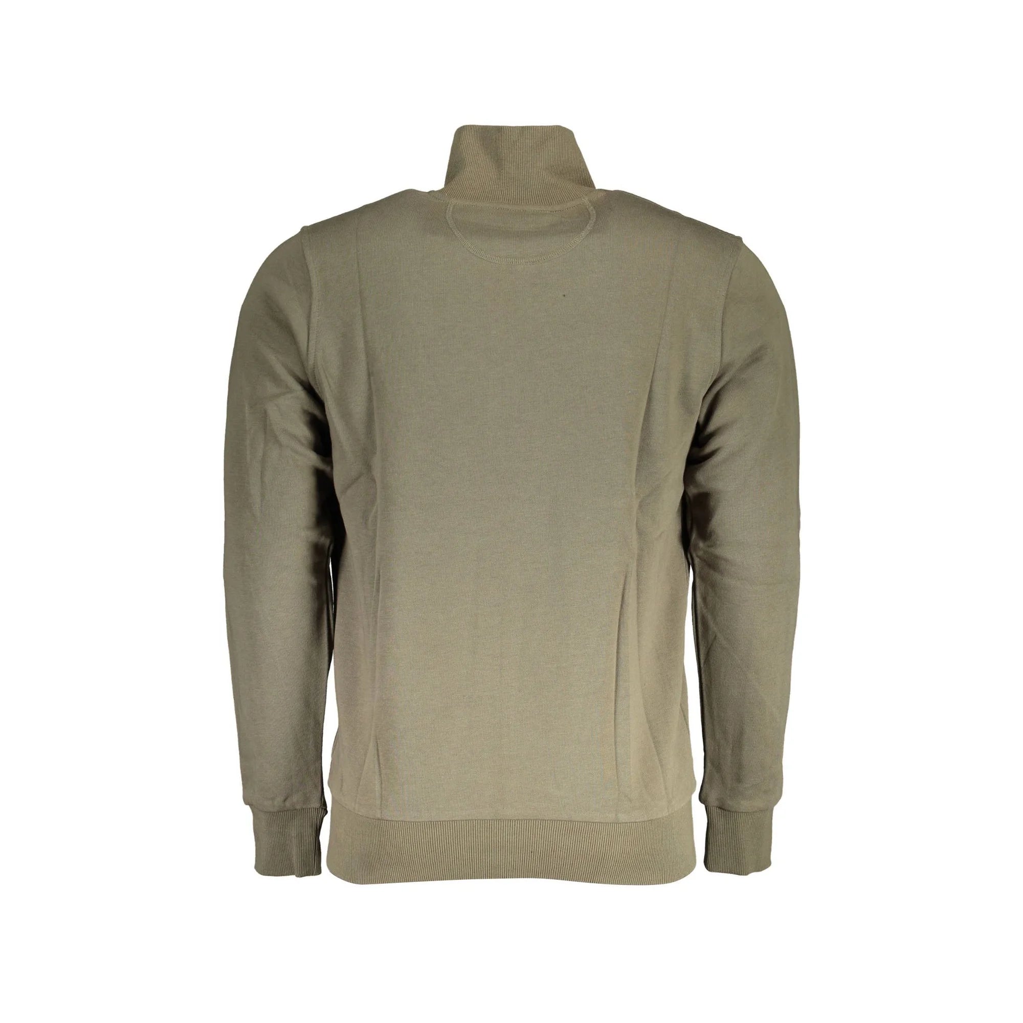 LA MARTINA FELPA CON ZIP UOMO VERDE