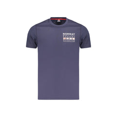 Norway 1963 T-Shirt Maniche Corte Uomo Blu Stampa