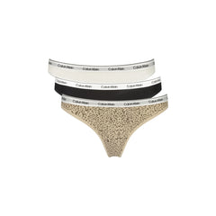 Calvin Klein Slip Damskie Czarne Z Logo