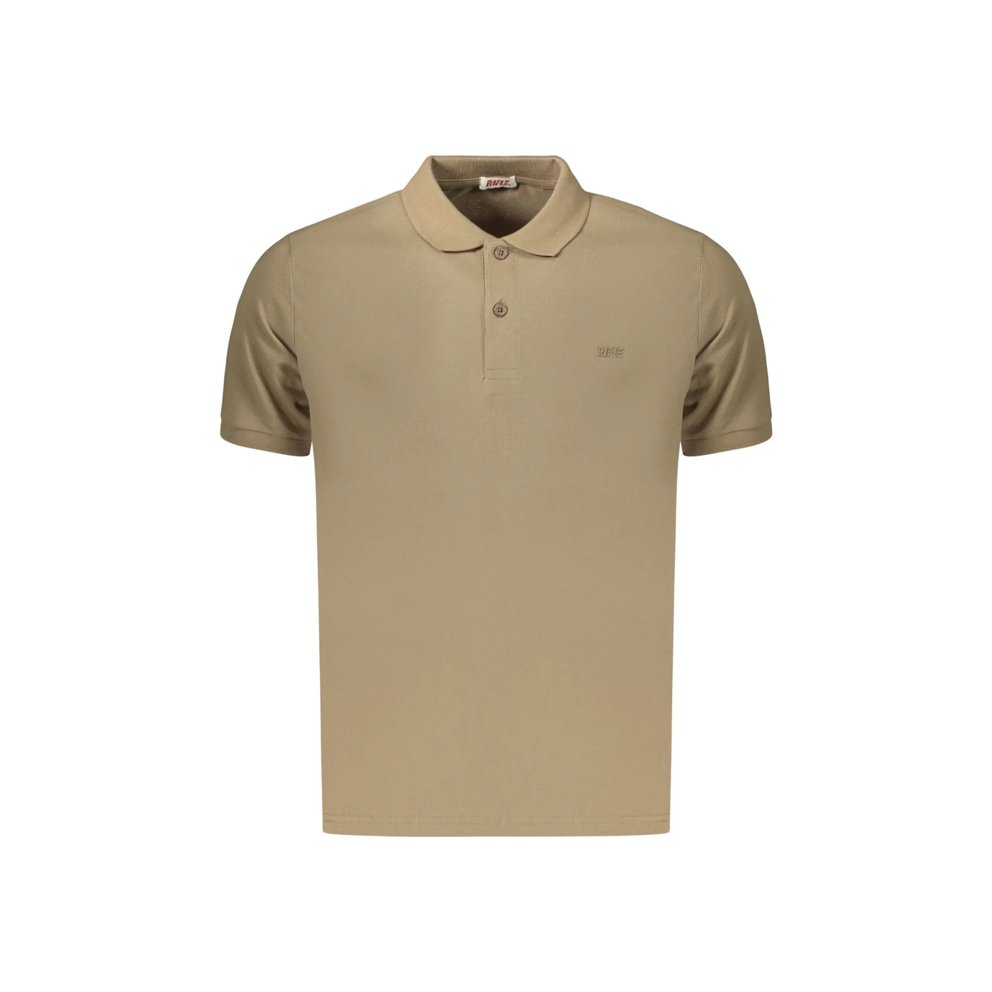 RIFLE POLO MANICHE CORTE UOMO MARRONE
