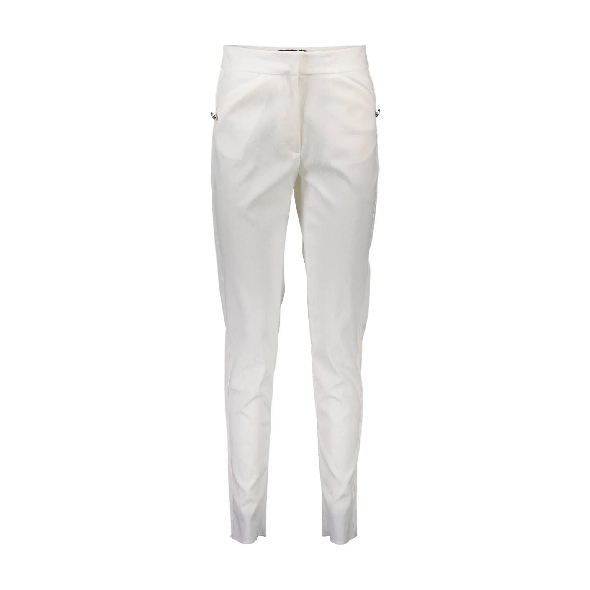 JUST CAVALLI PANTALONE DONNA BIANCO