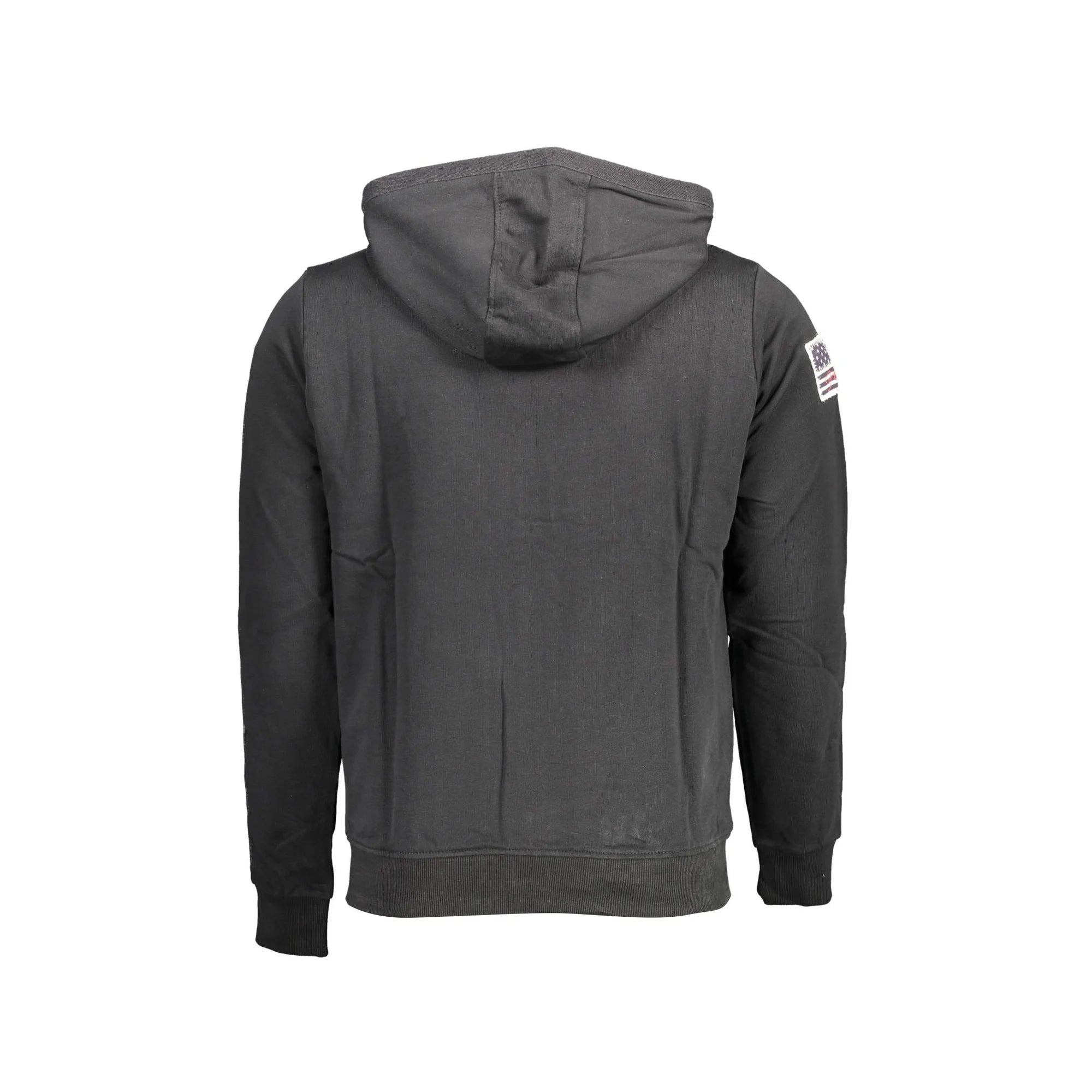 U.S. POLO FELPA CON ZIP UOMO NERO
