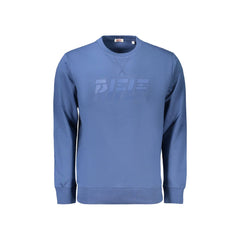 Rifle Felpa Maniche Lunghe Uomo Blu Stampa