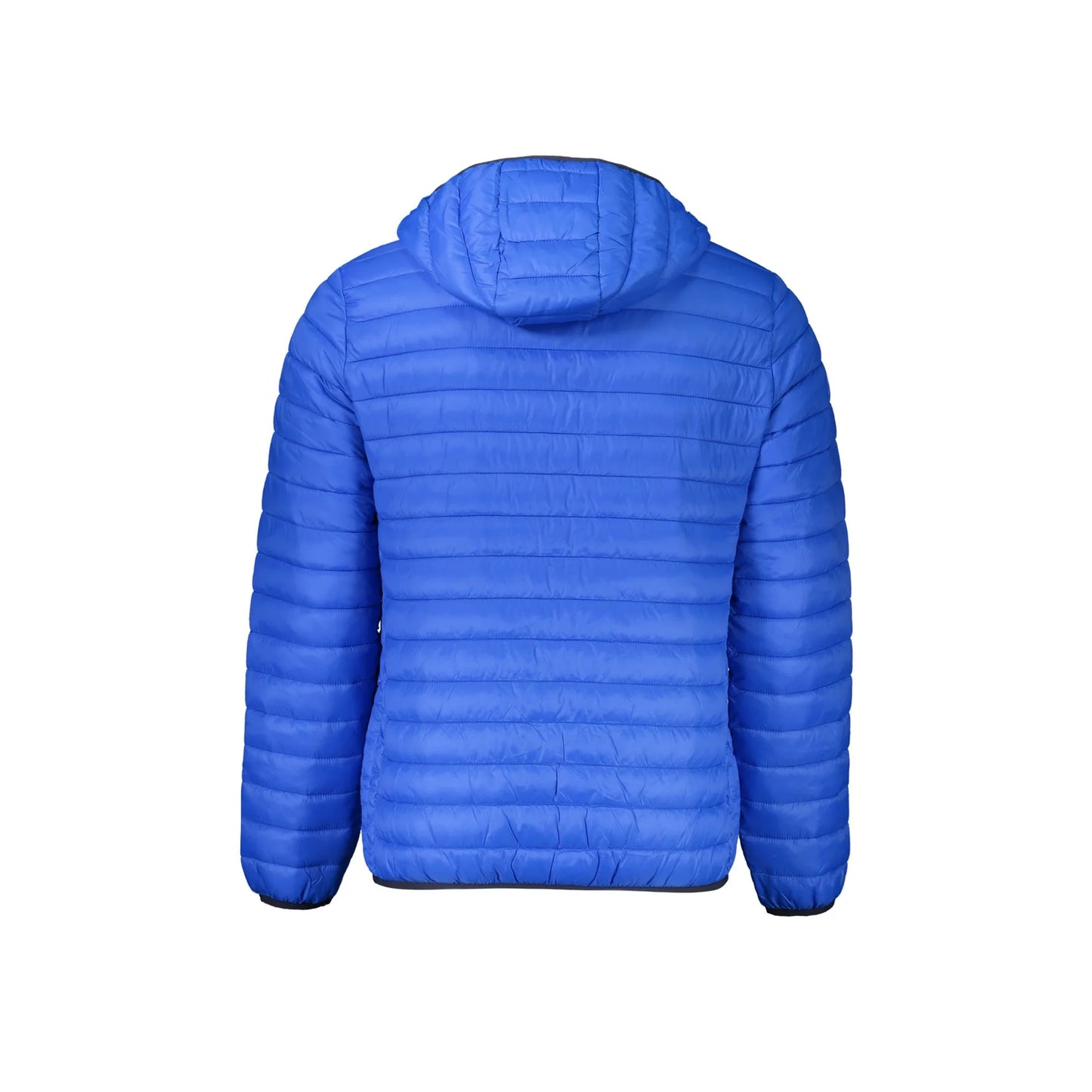 Cavalli Class Giubbotto Uomo Blu con Cappuccio e Imbottitura Leggera Giubbotti e Giacche - vista 2