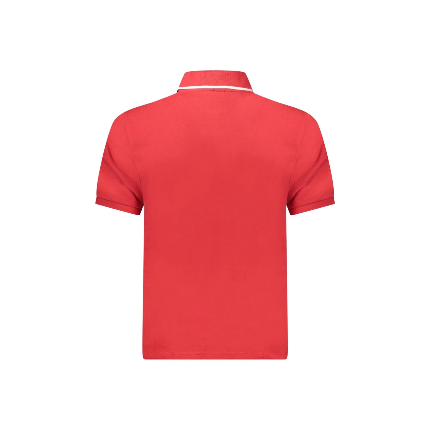 North Sails Polo Maniche Corte Uomo Rossa Logo rosso - vista 2