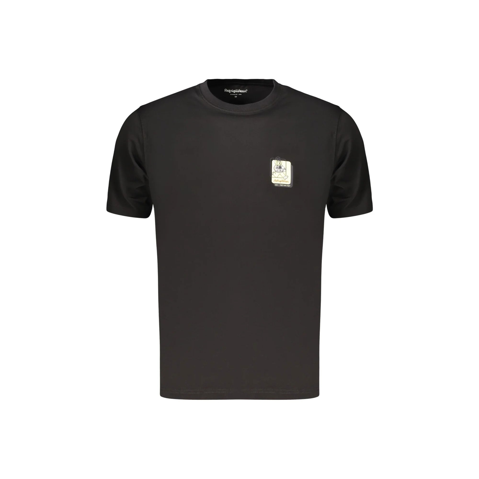 REFRIGIWEAR T-SHIRT MANICHE CORTE UOMO NERO