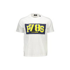 Plein Sport T-Shirt Μανίκια Κοντά Ανδρική Λευκή Εκτύπωση