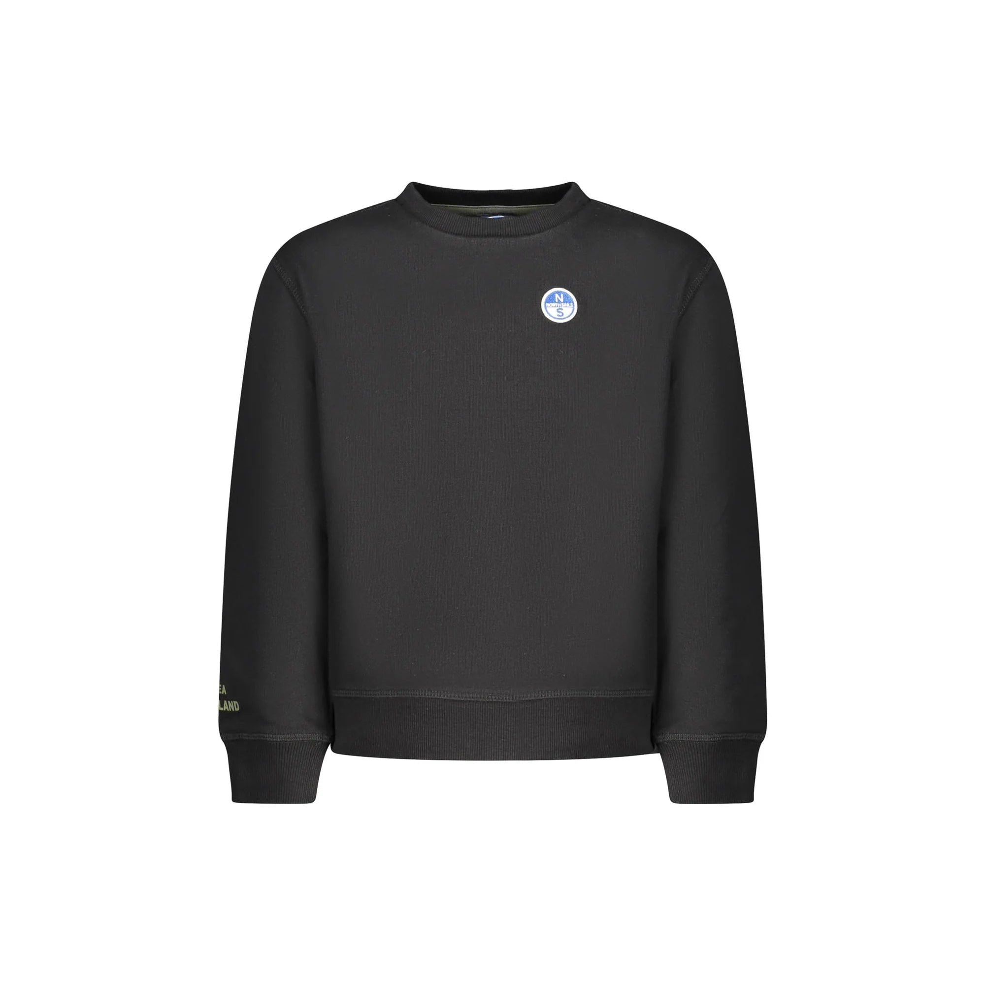 North Sails Felpa Maniche Lunghe Unisex Nera Logo Felpe Nero - foto prodotto