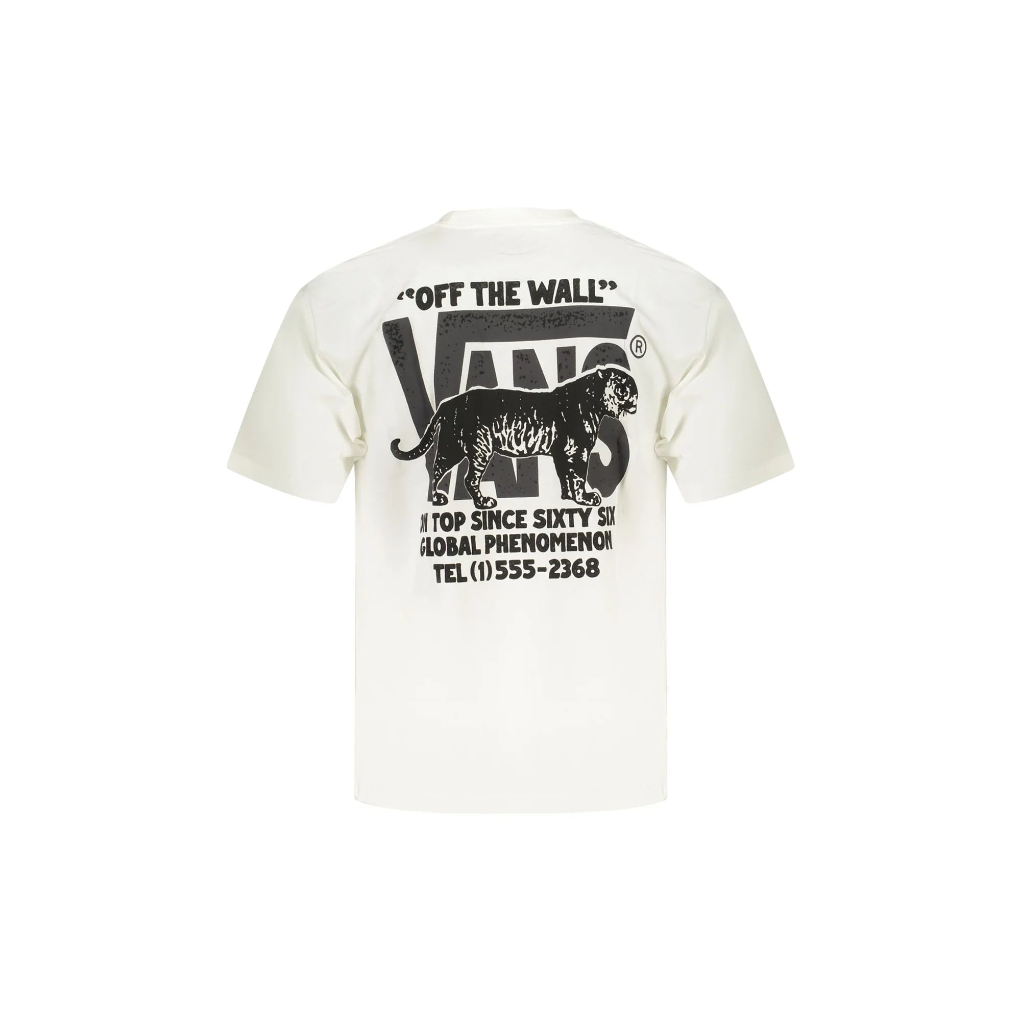 VANS T-SHIRT MANICHE CORTE UOMO BIANCO