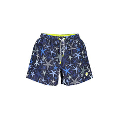 North Sails Costume Mare Uomo Nero Applicazione Logo