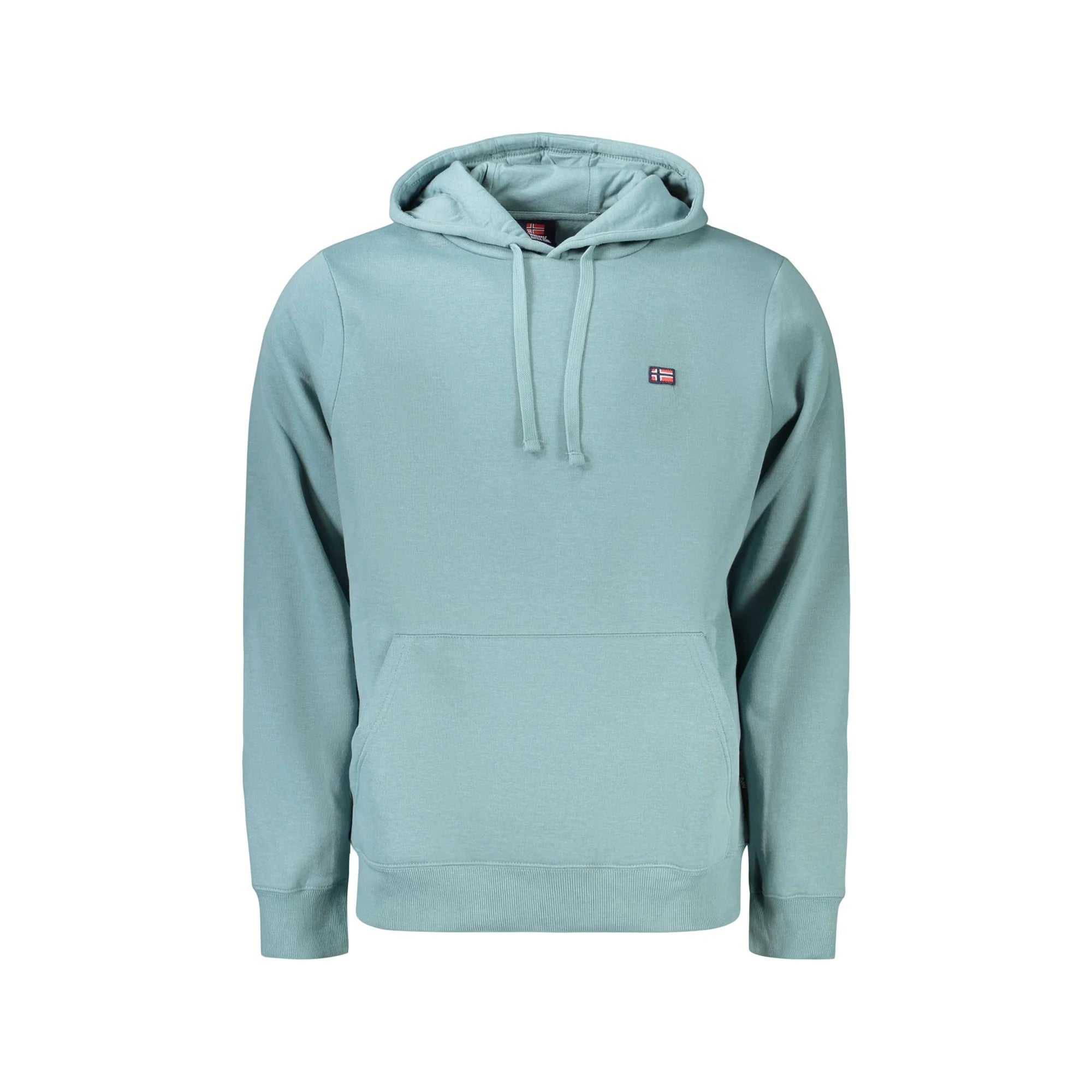 NORWAY 1963 FELPA CON ZIP UOMO VERDE
