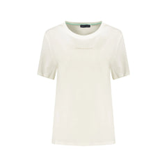 North Sails camiseta de Manga Corta para Mujer Blanca con Estampado en Relieve