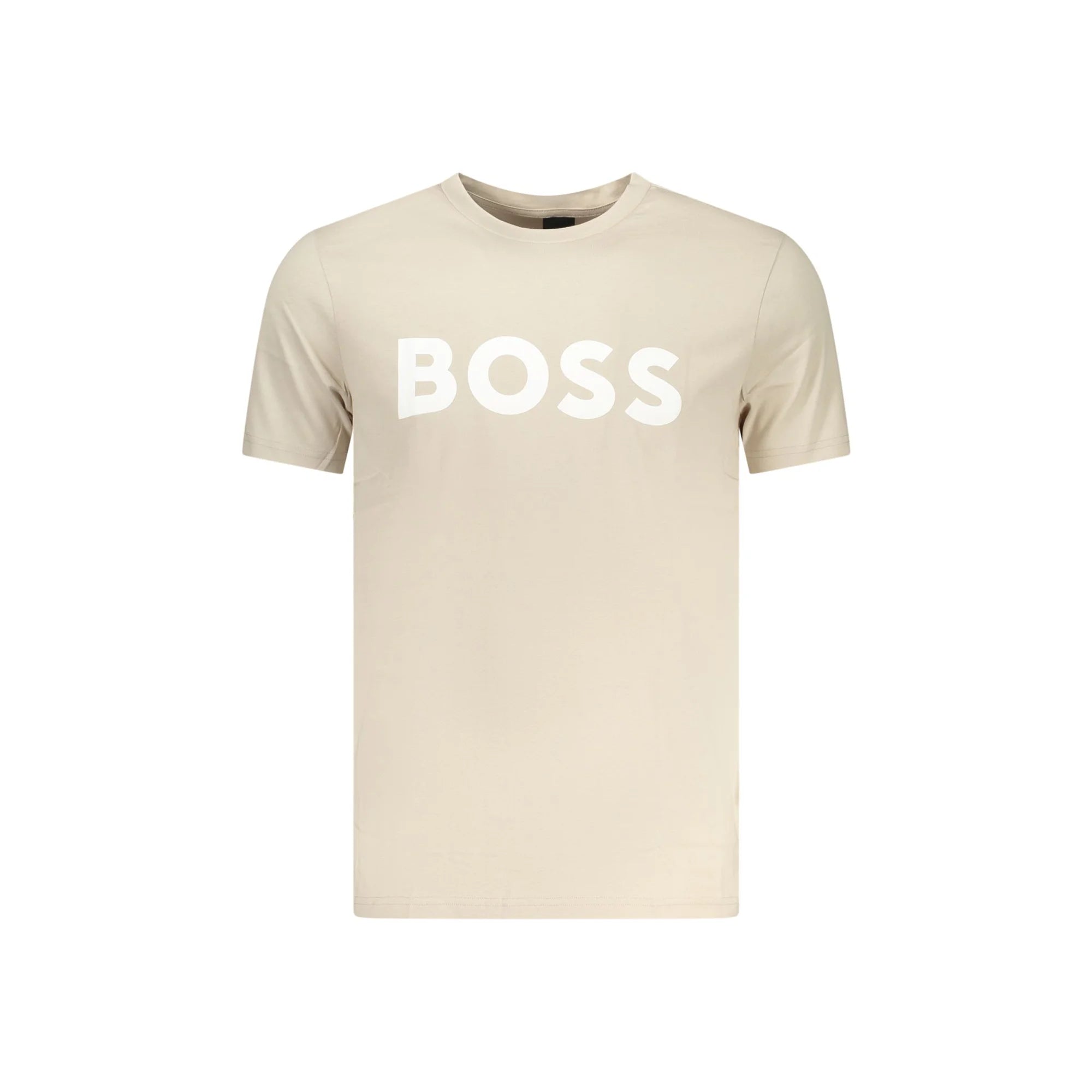 BOSS T-SHIRT MANICHE CORTE UOMO BEIGE