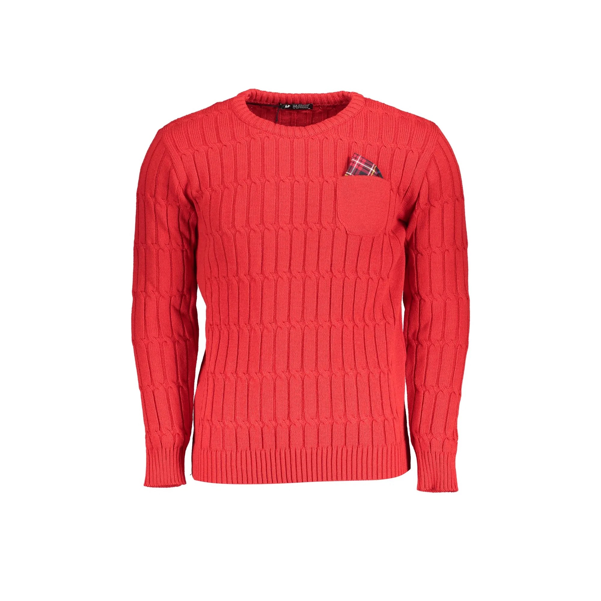 U.S. GRAND POLO MAGLIONE UOMO ROSSO