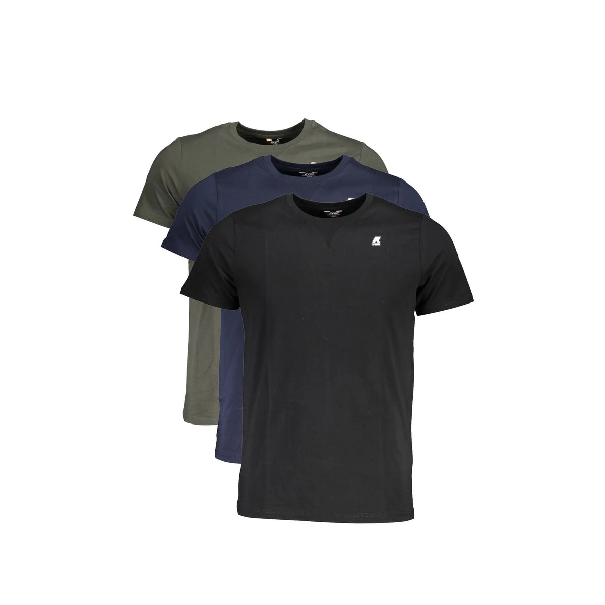 K-WAY T-SHIRT MANICHE CORTE UOMO NERO