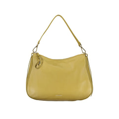 Coccinelle Borsa a Spalla Pelle Donna Verde Logo