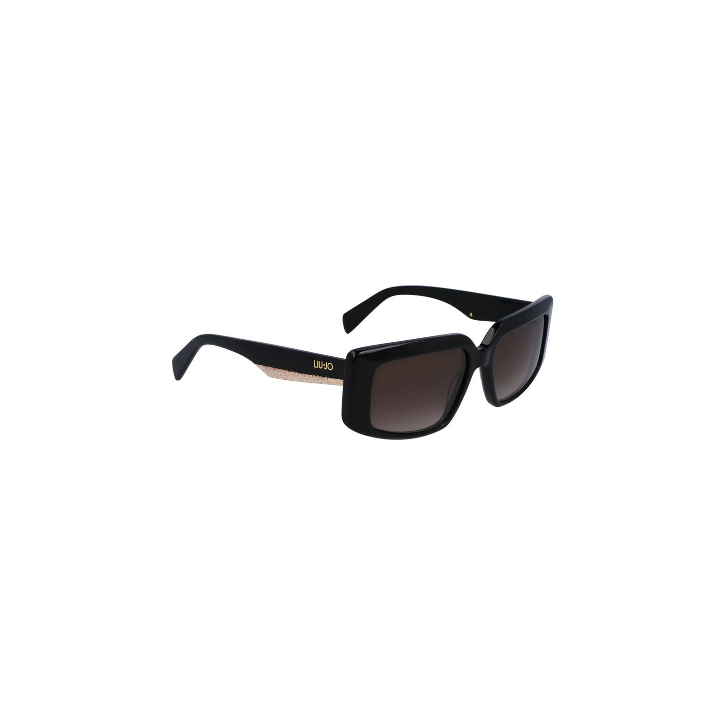 Liu Jo Occhiali da Sole Donna Nero Lente Rettangolare Logo - vista 3