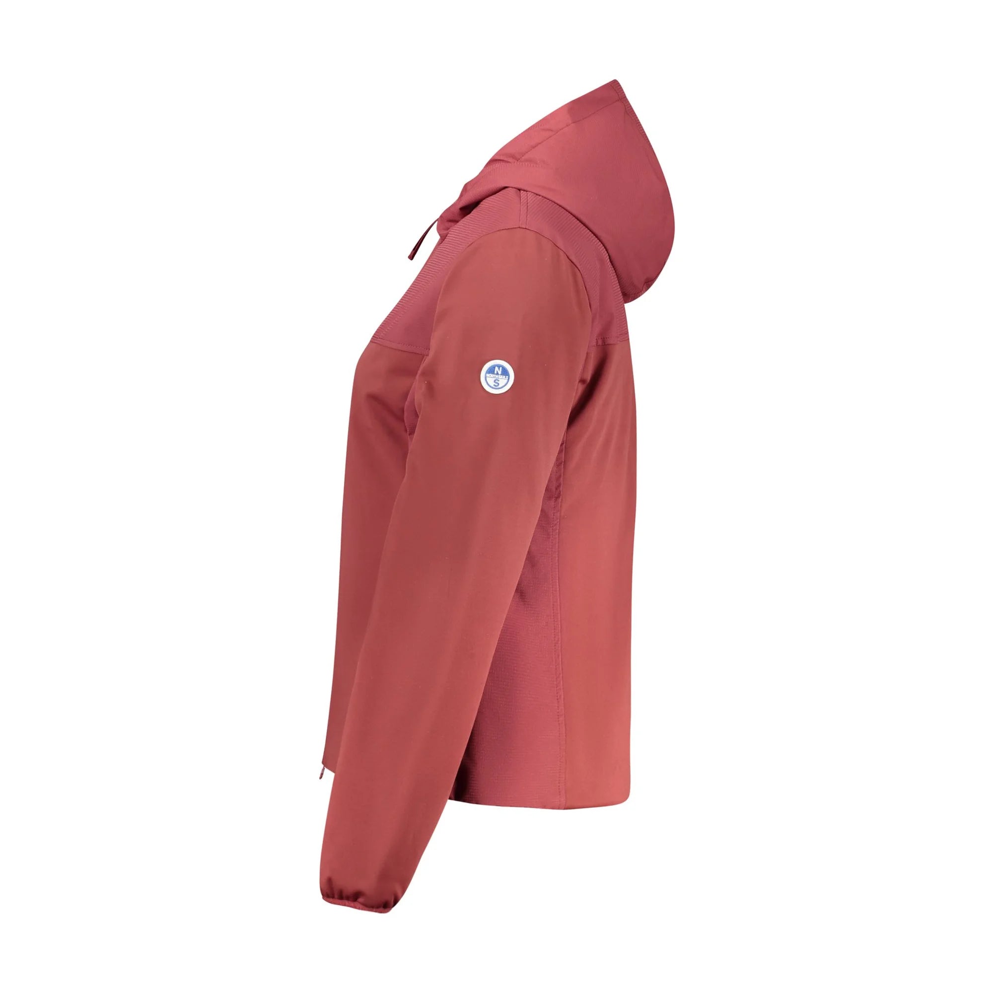 North Sails Giubbotto Maniche Lunghe Donna Rosso Zip Giubbotti e Giacche - vista 3