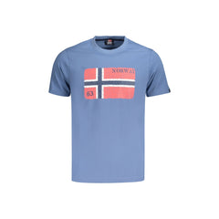 Norway 1963 T-Shirt Maniche Corte Uomo Blu Stampa