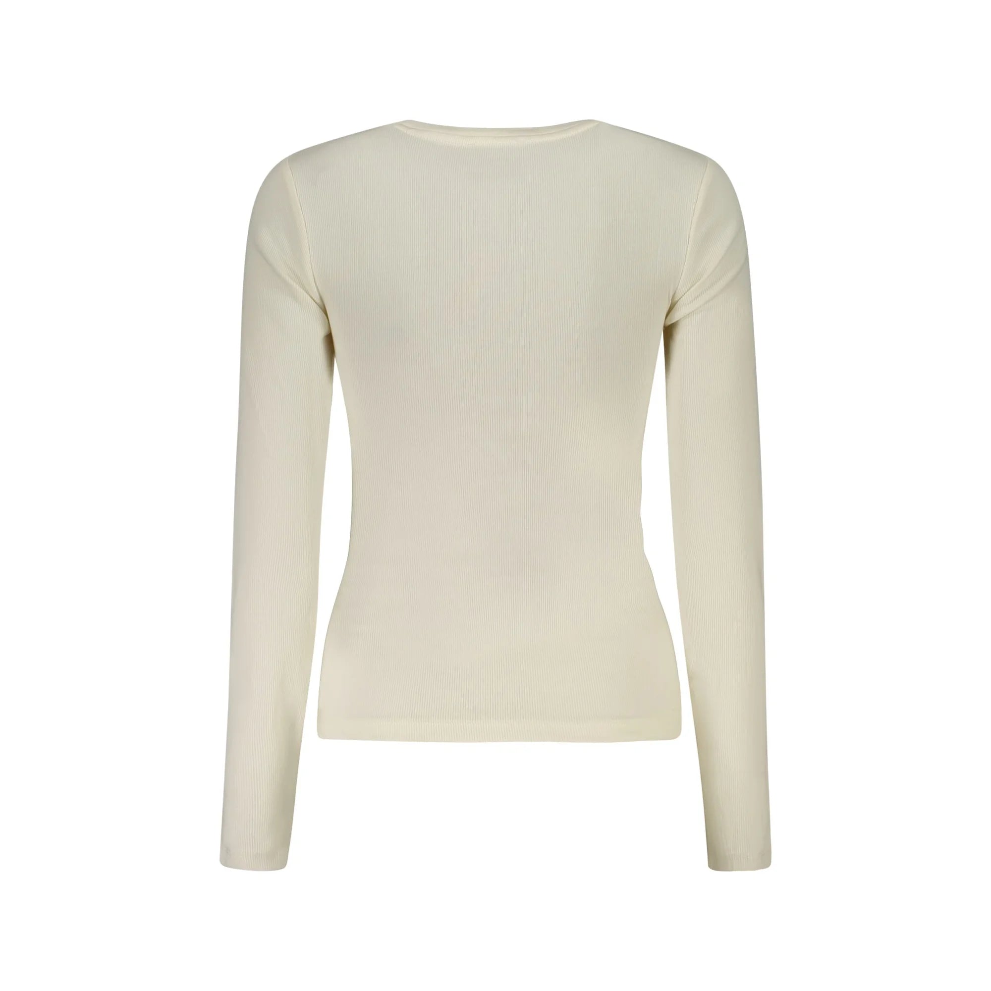 GUESS JEANS T-SHIRT MANICHE LUNGHE DONNA BIANCO