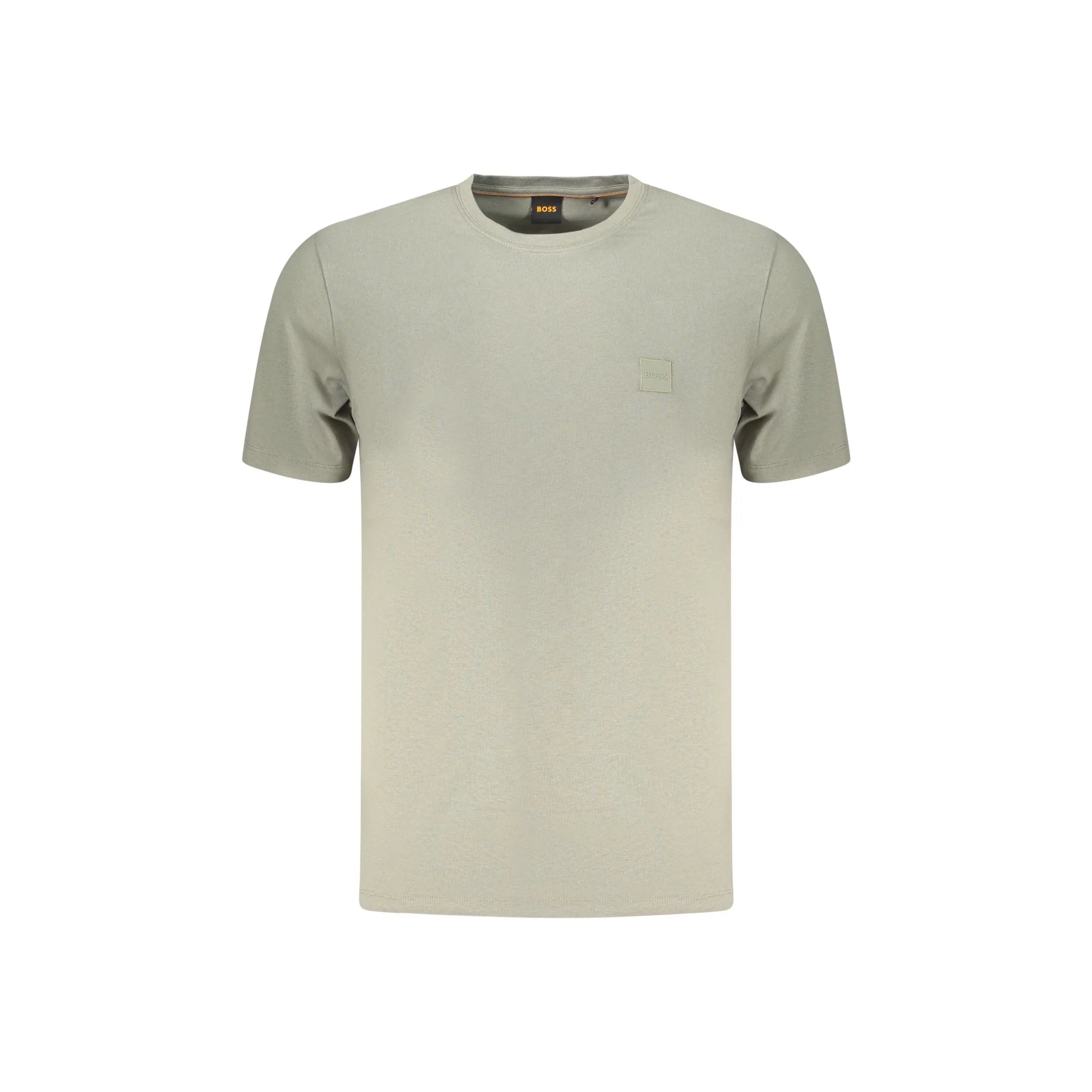 Boss T-Shirt Maniche Corte Uomo Verde Ricamo - foto prodotto