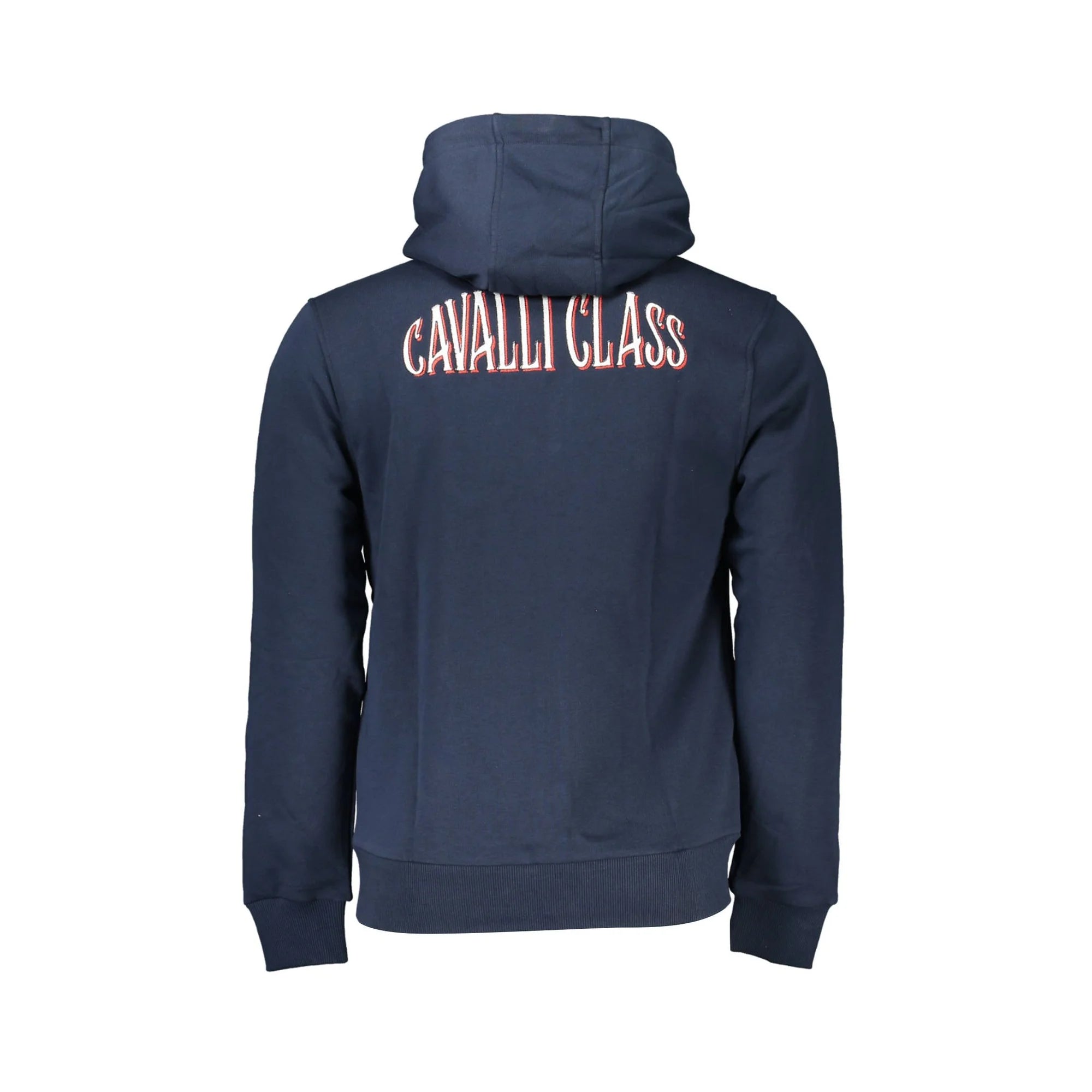 CAVALLI CLASS FELPA CON ZIP UOMO BLU