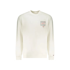 Tommy Hilfiger Sudadera de Manga Larga Hombre Blanca Estampado Logo