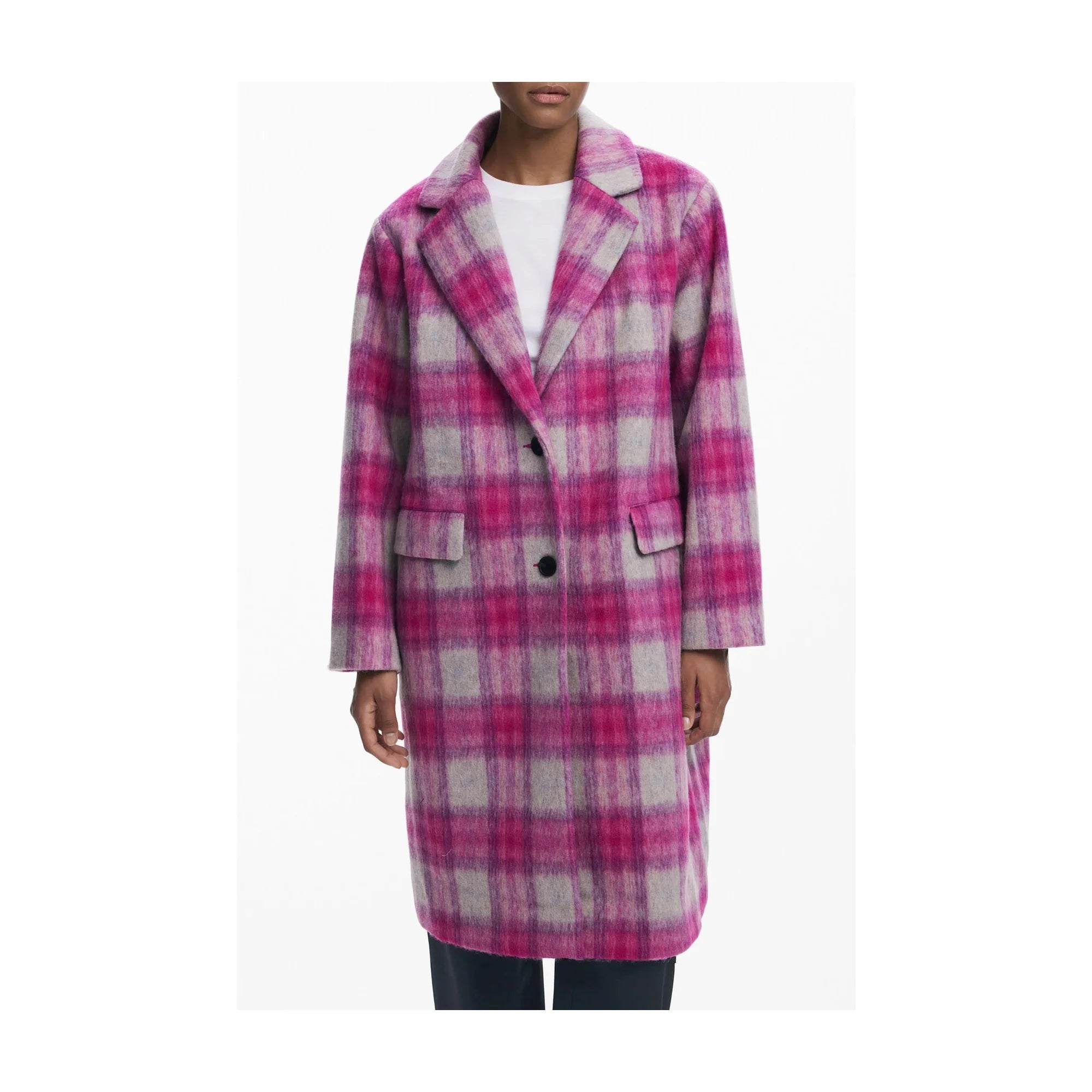 DESIGUAL CAPPOTTO DONNA ROSA