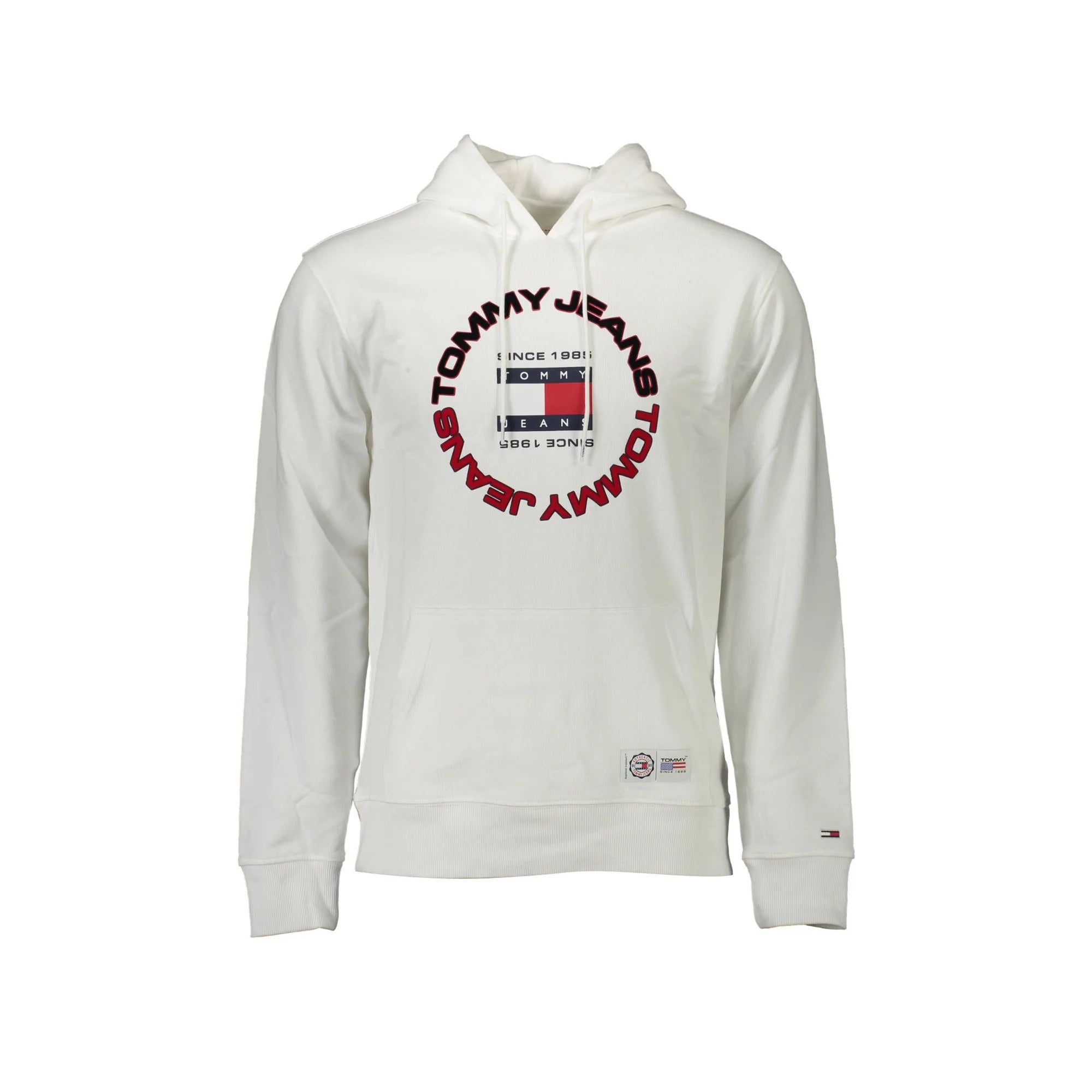 TOMMY HILFIGER FELPA SENZA ZIP UOMO BIANCO