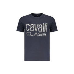 Cavalli Class Majica Kratkih Rukava Muškarci Plava S Printom
