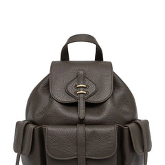 Coccinelle Zaino Pelle Donna Marrone Logo