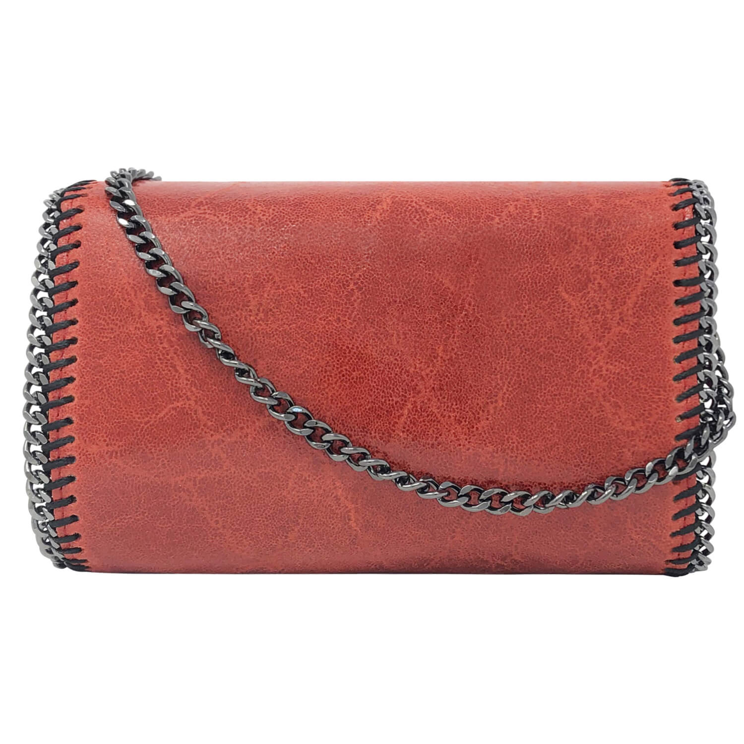 Borsa Donna a Tracolla, In Vera Pelle, Made in Italy, Modello Asia