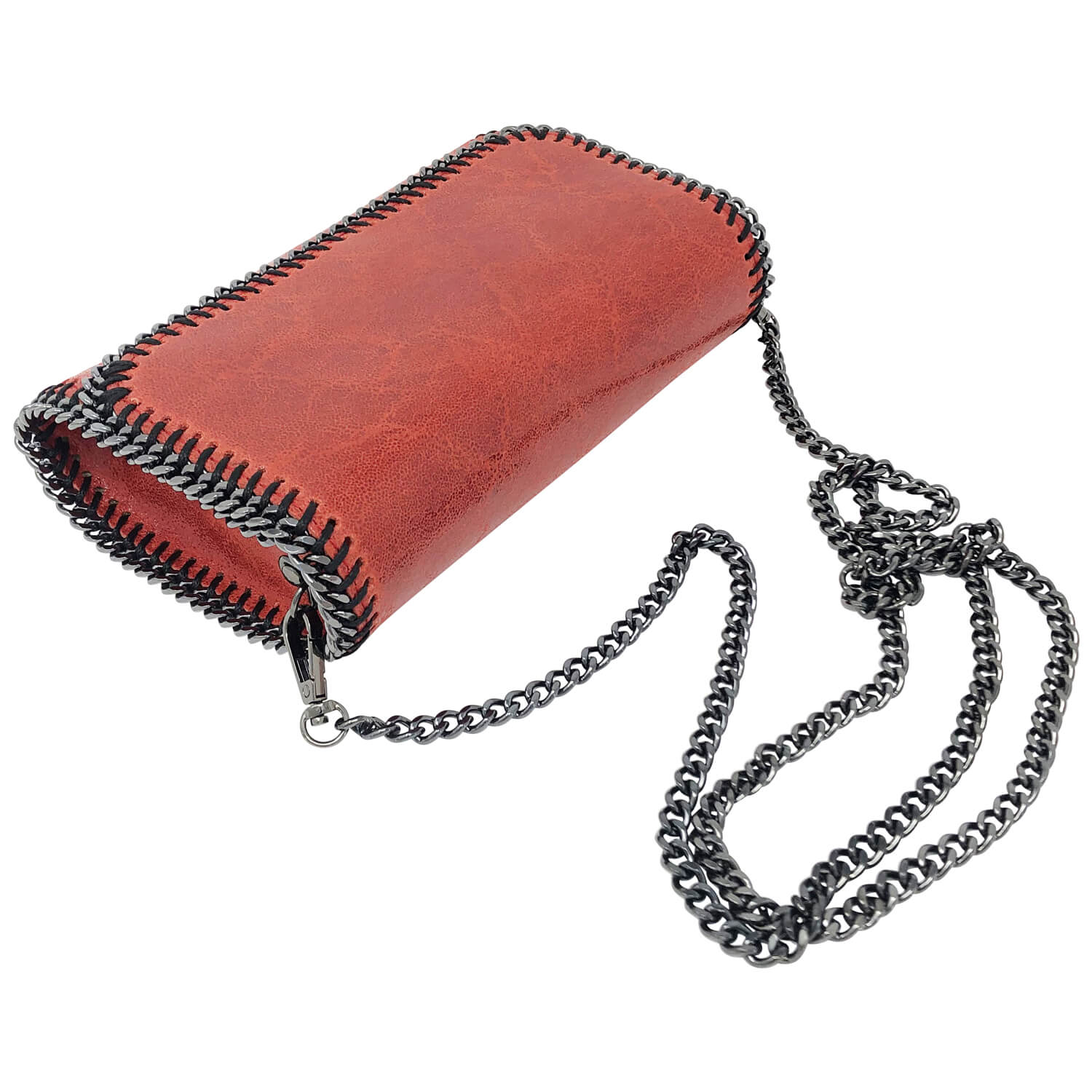 Borsa Donna a Tracolla, In Vera Pelle, Made in Italy, Modello Asia