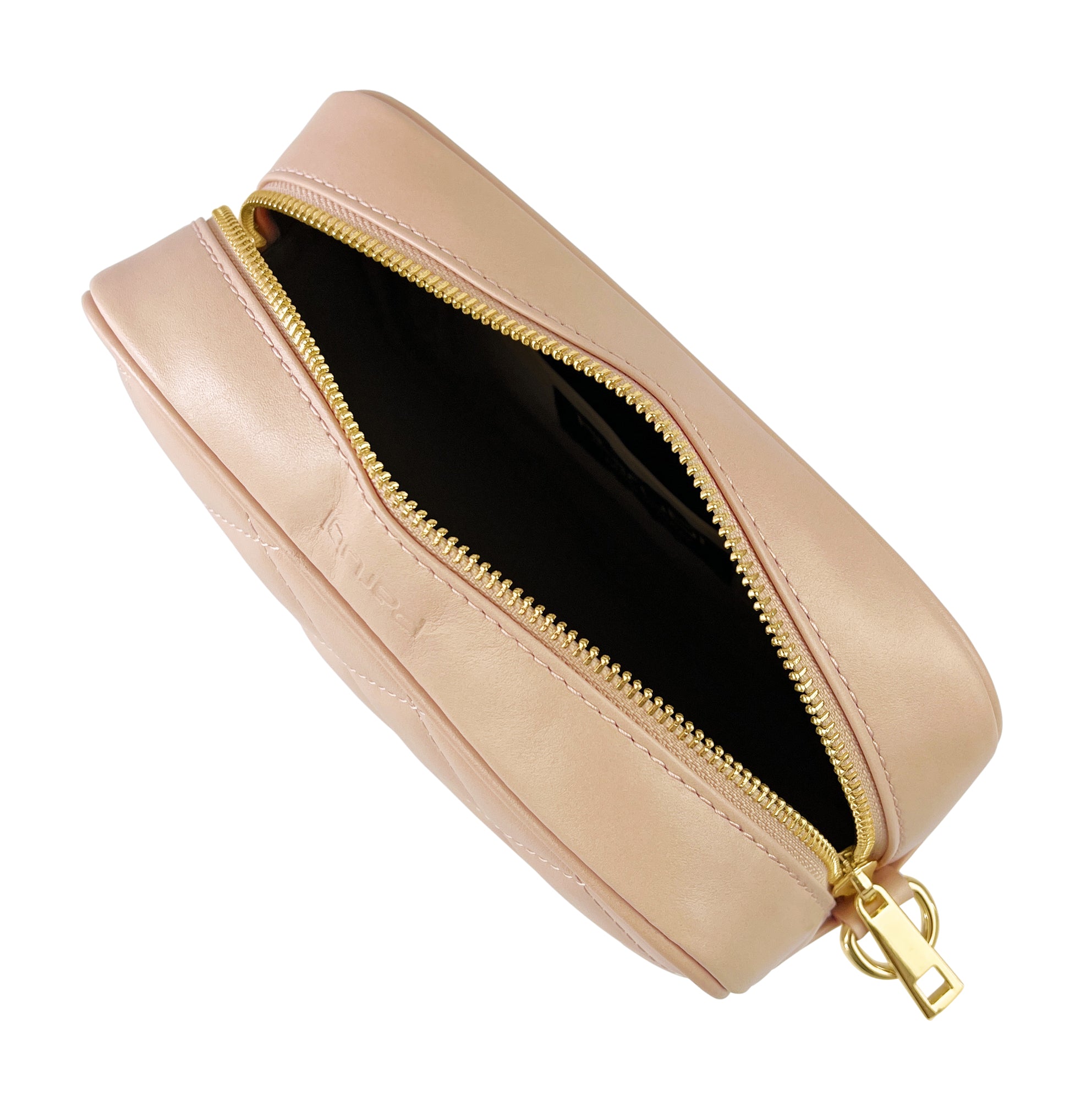 Borsa Donna a Tracolla, In Vera Pelle Trapuntata, Made in Italy, Modello Nora